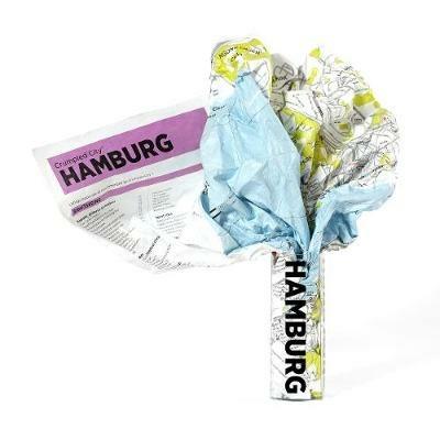 Crumpled city map. Hamburg - copertina