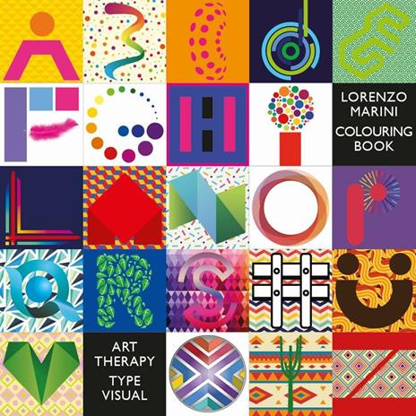 Type visual coloring book english. Ediz. lusso. Ediz. multilingue - Lorenzo Marini - copertina