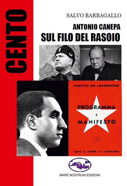 Antonio Canepa. Sul filo del rasoio - Salvo Barbagallo - copertina