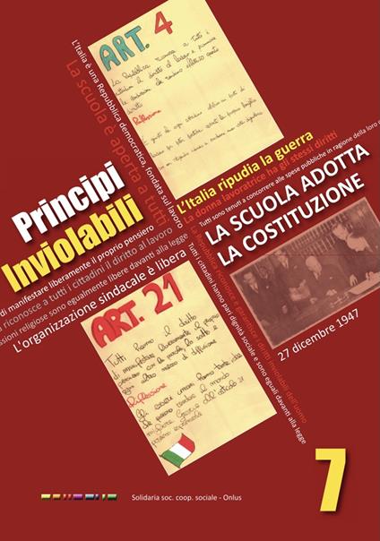 Principi inviolabili. La scuola adotta la Costituzione - copertina