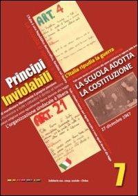 Principi inviolabili. La scuola adotta la Costituzione. Con DVD - copertina