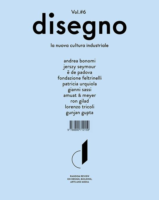 Disegno. La nuova cultura industriale. Ediz. italiana e inglese. Vol. 6 - copertina