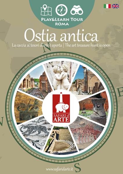 Ostia antica. La caccia ai tesori d'arte è aperta-The art treasure hunt is open. Ediz. bilingue - copertina