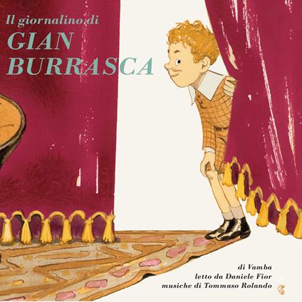 Il giornalino di Gian Burrasca letto da Daniele Fior. Audiolibro - Vamba - copertina