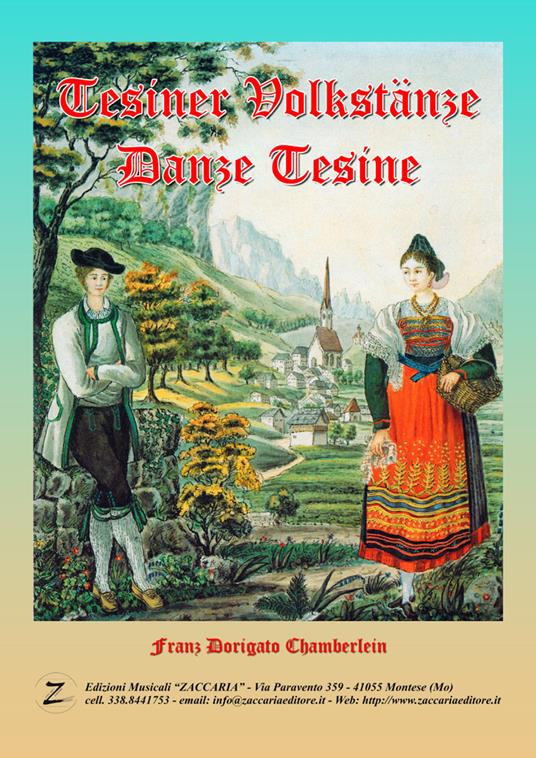 Tesiner Volkstänze-Danze Tesine. Nuova ediz. - Franz Dorigato Chamberlein - copertina