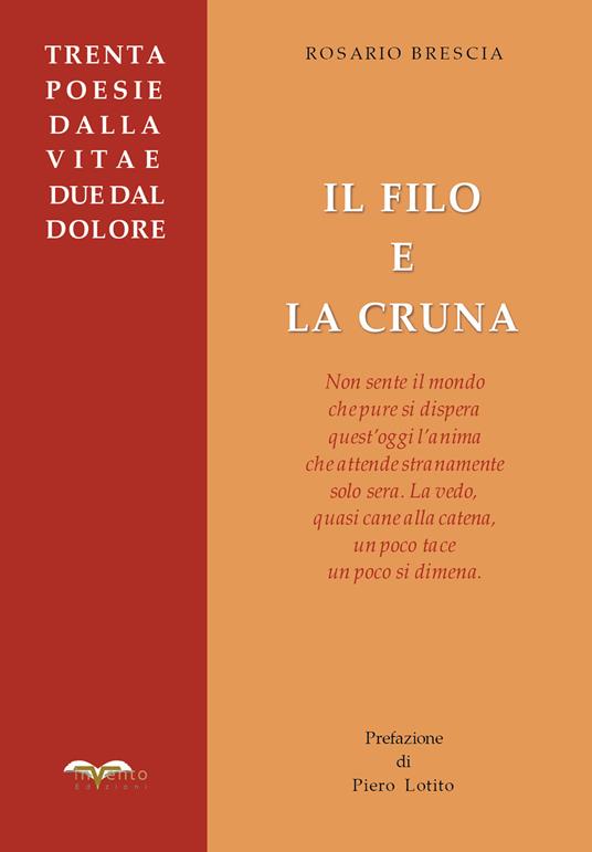 Il filo e la cruna. Trenta poesie dalla vita e due dal dolore - Rosario Brescia - copertina