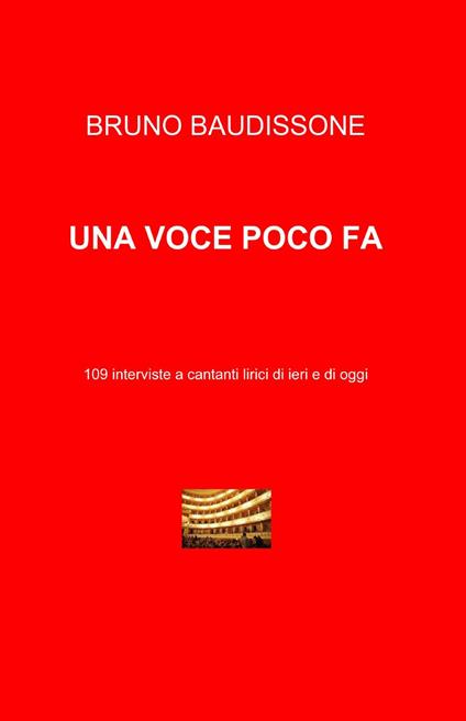 Una voce poco fa - Bruno Baudissone - copertina