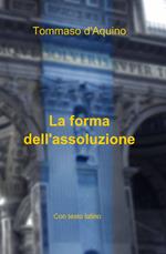 La forma dell'assoluzione