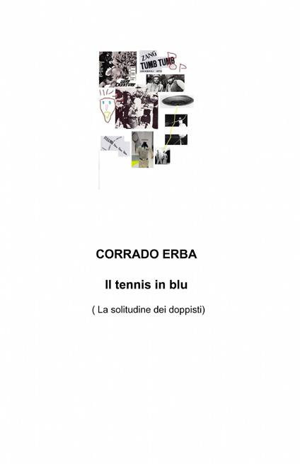 Il tennis in blu - Corrado Erba - copertina