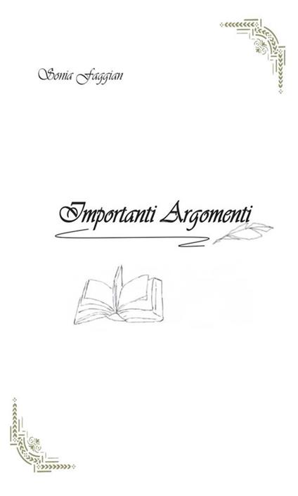 Importanti argomenti - Sonia Faggian - ebook