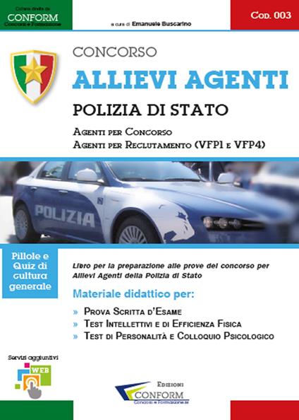 Concorso allievi agenti polizia di Stato. Manuale per la preparazione alle selezioni. Vol. 3 - copertina