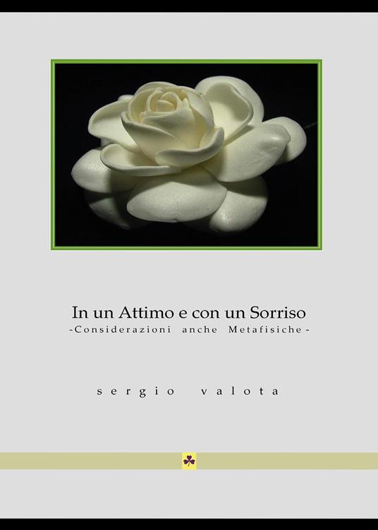 In un attimo e con un sorriso. Considerazioni anche metafisiche - Sergio Valota - copertina