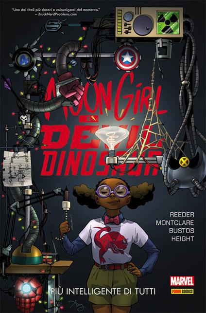 Più intelligente di tutti. Moon Girl e Devil Dinosaur. Vol. 3 - Amy Reeder,Brandon Montclare,Natacha Bustos - copertina