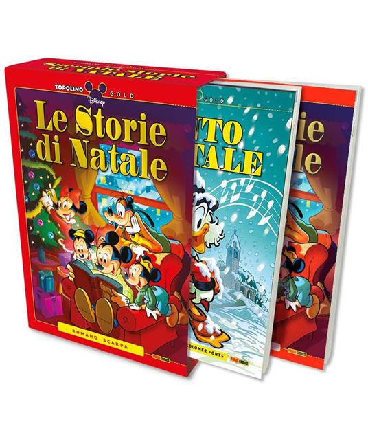 Topolino gold speciale Natale: Le storie di Natale-Il canto di Natale - Romano Scarpa,Guido Martina,Marco Bosco - copertina