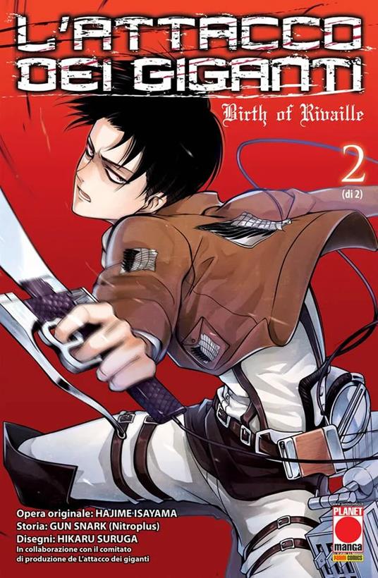 L' attacco dei giganti. Birth of Rivaille. Vol. 2 - Hajime Isayama,5pb.xNitroplus - copertina