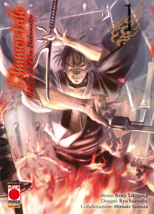 L' immortale. Il libro dell'era Bakumatsu. Vol. 1 - Renji Takigawa,Ryu Suenobu,Hiroaki Samura - copertina