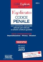 Codice penale esplicato. Ediz. minore