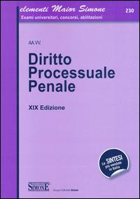 Diritto processuale penale - copertina