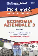 Maturità istituti tecnici. Economia aziendale 3