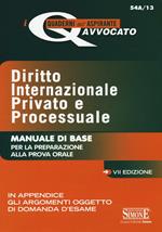 Diritto internazionale privato e processuale. Manuale di base per la preparazione alla prova orale