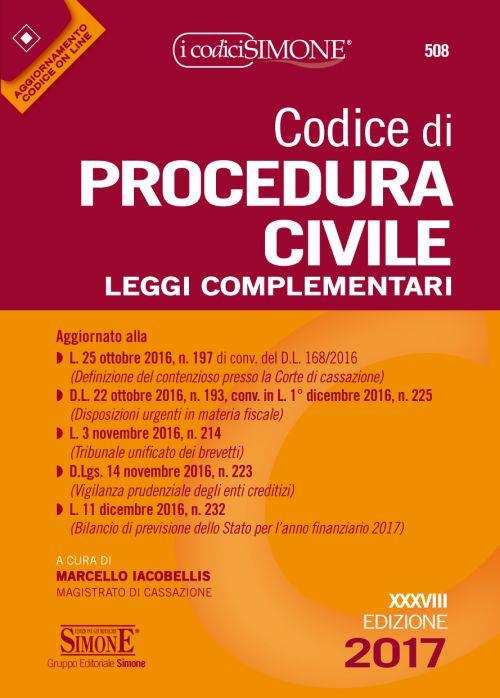 Codice di procedura civile. Leggi complementari - copertina