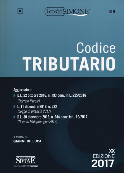 Codice tributario - copertina