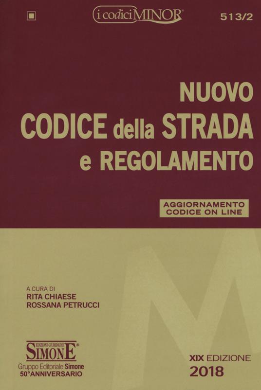 Nuovo codice della strada e regolamento. Ediz. minor. Con espansione online - copertina