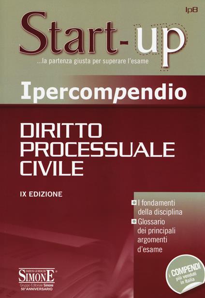 Ipercompendio di diritto processuale civile - copertina