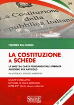 La Costituzione a schede. La nostra Carta fondamentale spiegata Articolo per Articolo