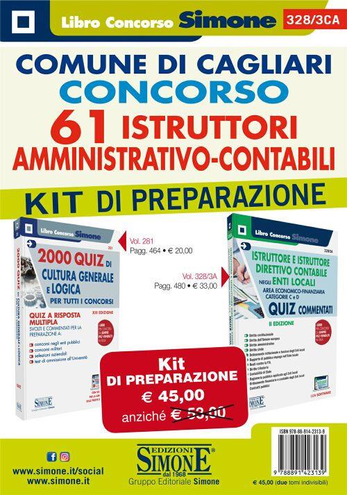 Comune di Cagliari. Concorso 61 istruttori amministrativo-contabili. Kit di preparazione - copertina