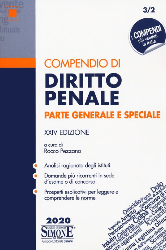 Compendio di diritto penale. Parte generale e speciale - copertina