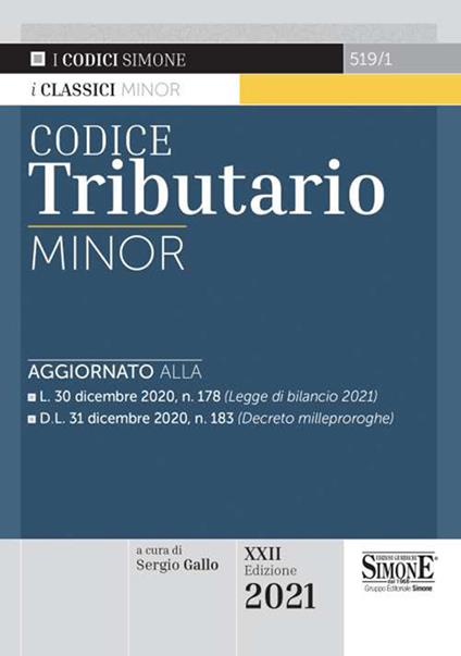 Codice tributario - copertina