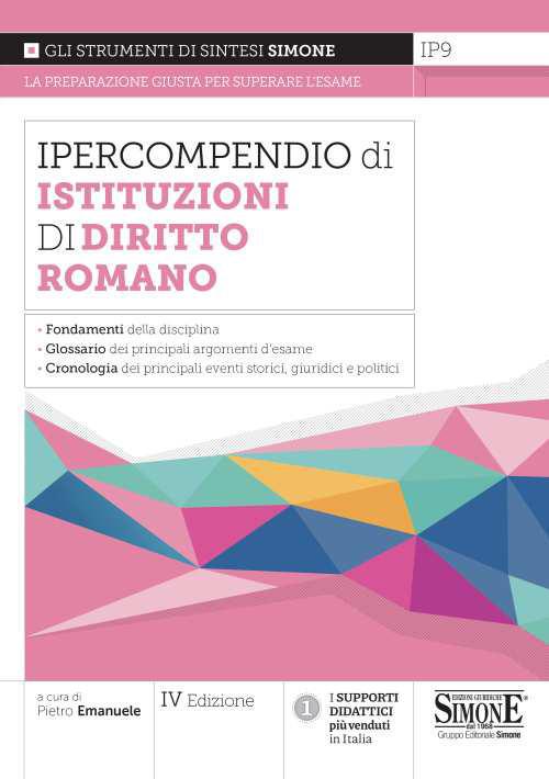 Ipercompendio istituzioni di diritto romano - copertina