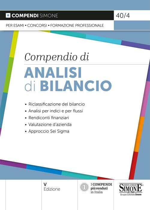 Compendio di analisi di bilancio - copertina