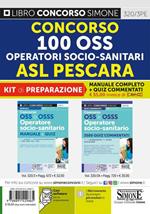 Concorso 100 OSS operatori socio-sanitari ASL Pescara. Kit di preparazione. Manuale completo + Quiz commentati. Con software di simulazione