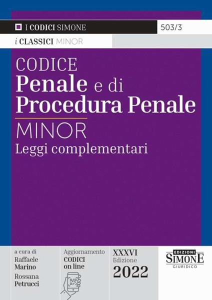 Codice penale e di procedura penale. Leggi complementari - copertina