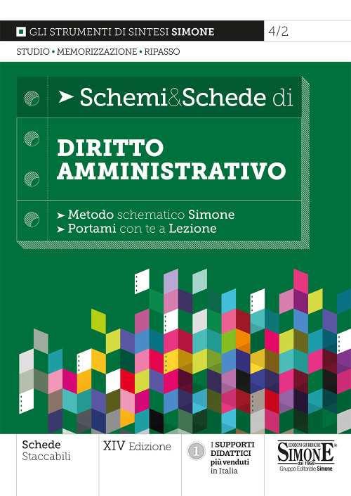 Schemi & schede di diritto amministrativo - copertina