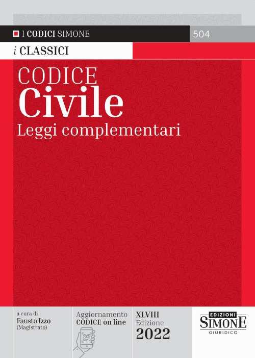 Codice civile. Leggi complementari - copertina