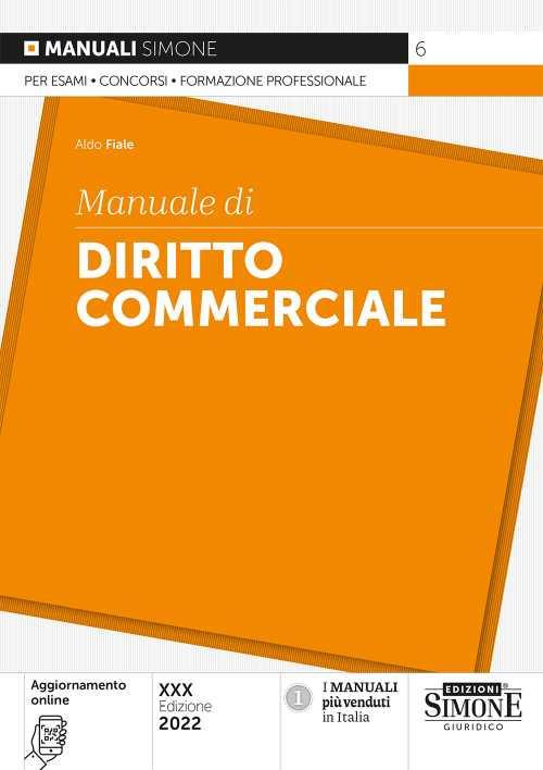 Manuale di diritto commerciale. Con aggiornamento online - Aldo Fiale - copertina