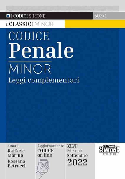 Codice Penale e Leggi complementari - Minor - copertina