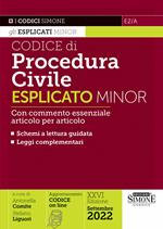 Codice di Procedura Civile Esplicato Minor - Con commento essenziale Articolo per Articolo