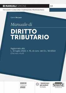 Manuale di diritto tributario