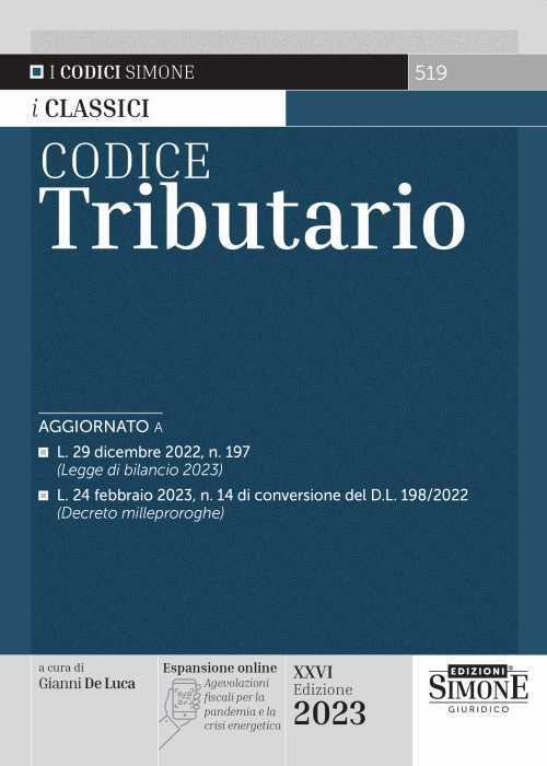 Codice tributario. Con espansione online - copertina