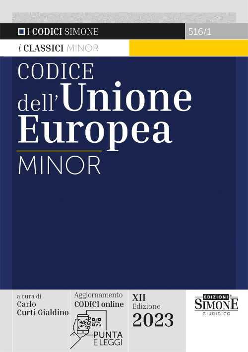 Codice breve dell'Unione europea. Ediz. minore. Con QR Code - copertina