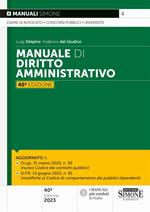 Manuale di diritto amministrativo