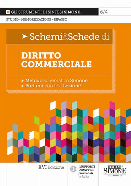 Schemi & schede di diritto commerciale - copertina