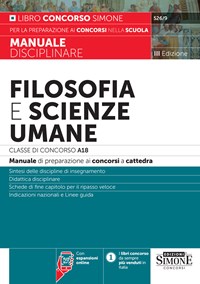 Filosofia e Scienze Umane - Classe di concorso A18 (ex A036