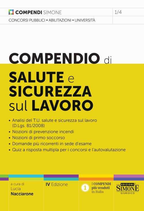 Compendio di salute e sicurezza sul lavoro - copertina