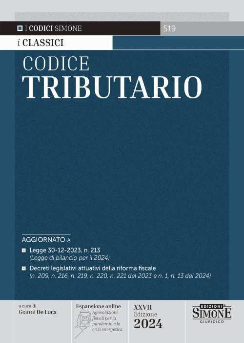 Codice tributario. Con espansione online - copertina