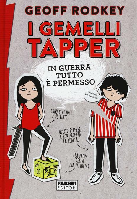 I gemelli Tapper. In guerra tutto è permesso - Geoff Rodkey - copertina